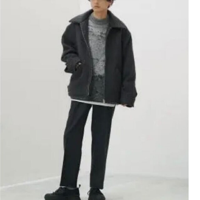 MOHAIR SHAGGY BLOUSON LIDNM