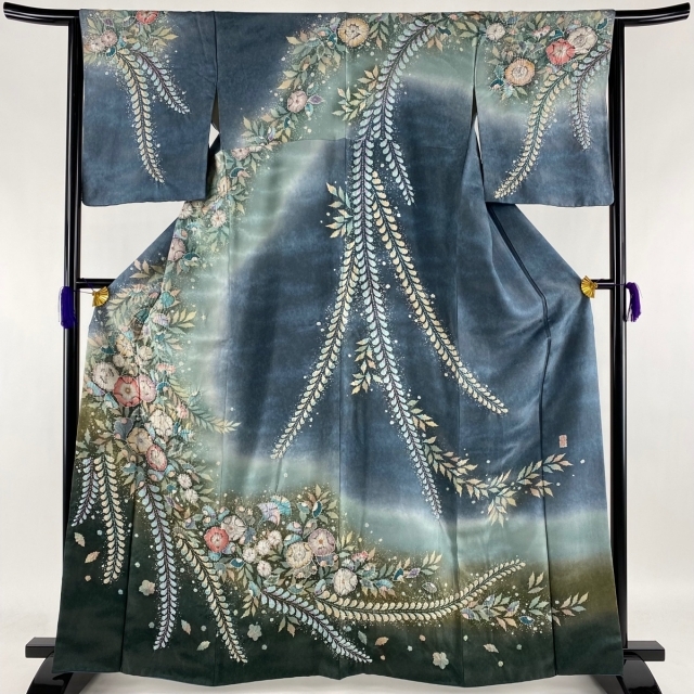 訪問着 美品 逸品 身丈165.5cm 裄丈65.5cm 正絹