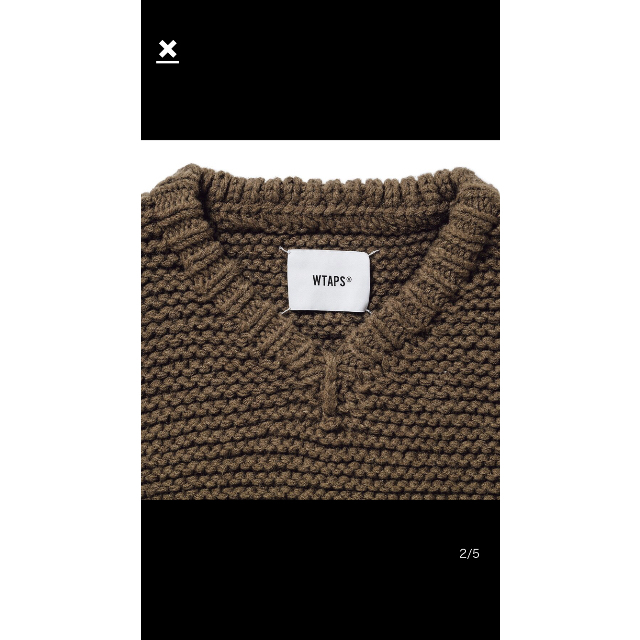 レッドキャップ希少Lサイズ　WTAPS MEDIEVAL SWEATER WOAC 19AW