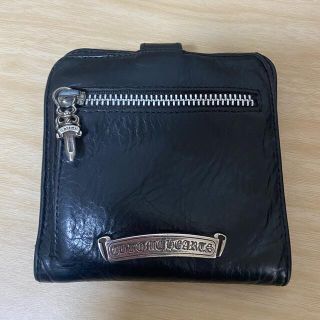 クロムハーツ(Chrome Hearts)のクロムハーツ　スクエアボタンビル(折り財布)