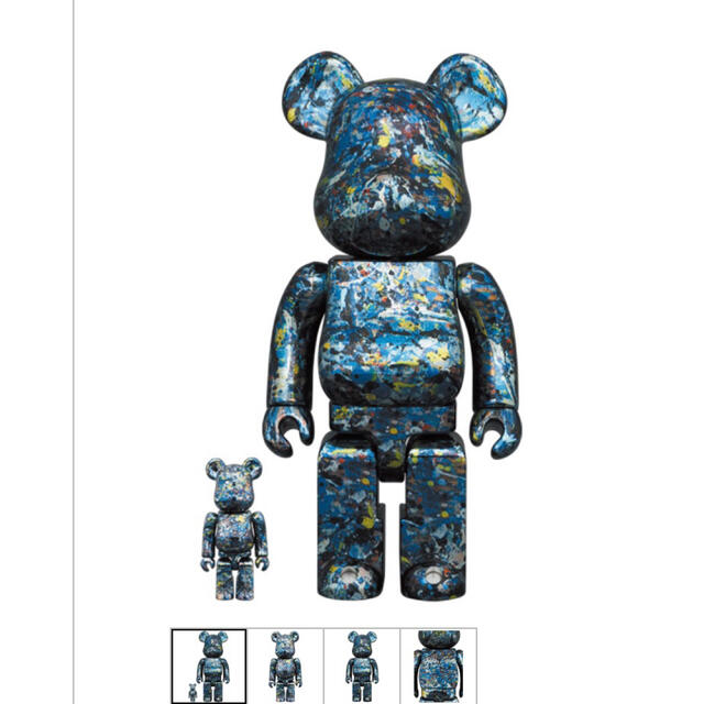 BE@RBRICK Jackson Pollock 100％＆400％