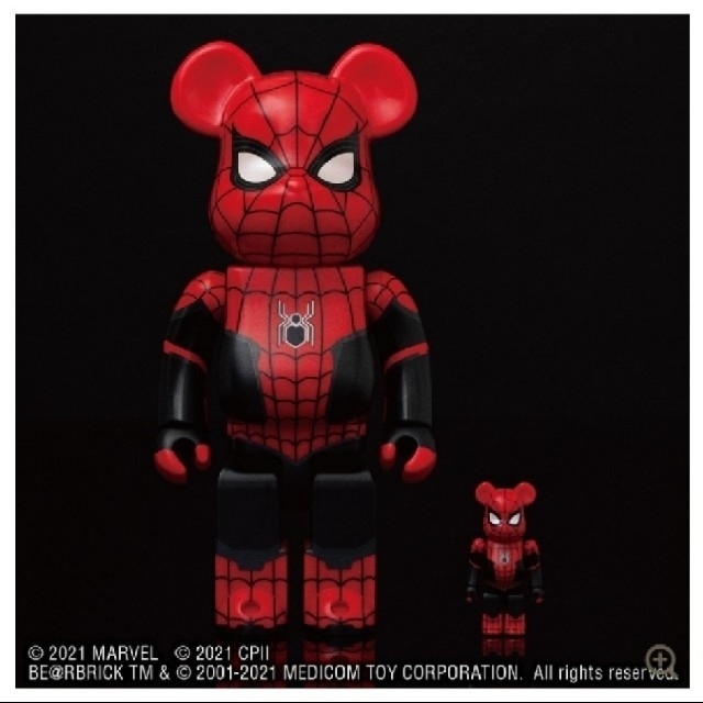 BE@RBRICK スパイダーマン　セブンネット　100% & 400%