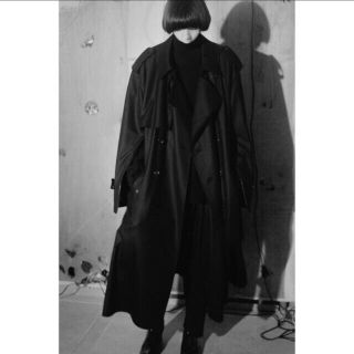 サンシー(SUNSEA)のstein Oversized Overlaped Trench Coat (トレンチコート)