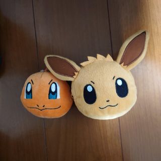 ポケモン(ポケモン)の値下げ☆ヒトカゲ　イーブイ　ぬいぐるみ小銭入れ(キャラクターグッズ)