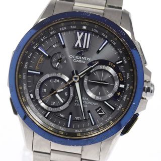 カシオ(CASIO)の【CASIO】カシオ オシアナス 世界2000本限定 OCW-G1000E-1AJF ソーラー電波 メンズ【ev20】(腕時計(アナログ))