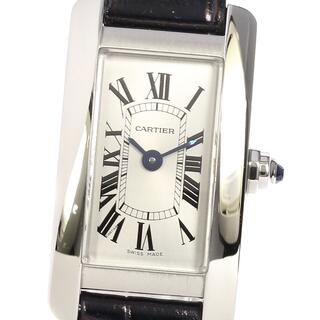 カルティエ(Cartier)の☆美品 カルティエ タンクアメリカンミニ WSTA0032 レディース 【中古】(腕時計)