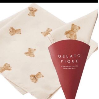 ジェラートピケ(gelato pique)のジェラートピケ　ベアチョコ柄ランチョンマット(テーブル用品)