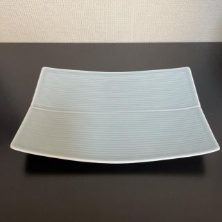 ハクサントウキ(白山陶器)の白山陶器　長方皿　大　グレイ(食器)