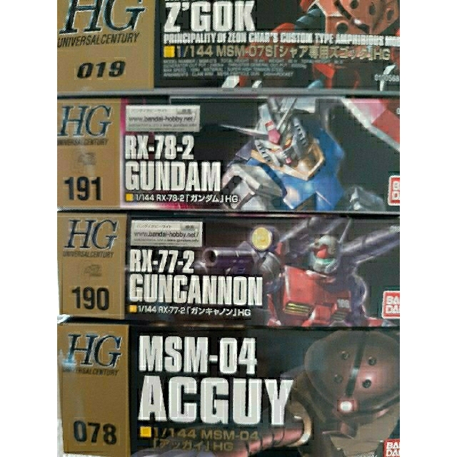 1/144　ガンプラ　HG　４体セット　②