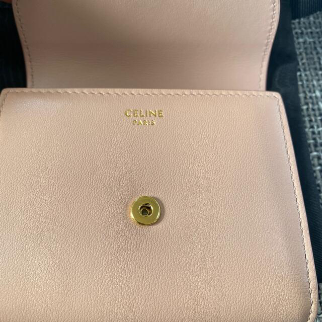 CELINE(セリーヌ)トリオンフ　ミニ財布 ヴィンテージピンク／新品未使用