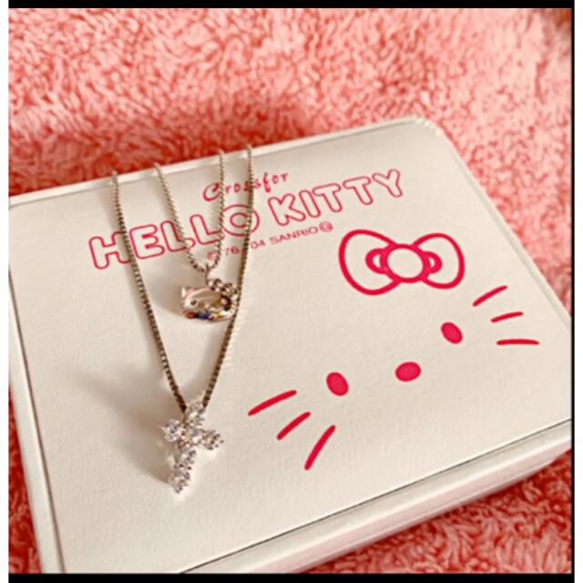 〔ハロー・キティー〕Crossfor  HELLO KITTY ネックレス