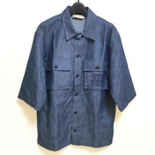 メゾンキツネ(MAISON KITSUNE')のメゾンキツネ 半袖シャツ サイズL メンズ -(シャツ)