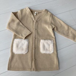 ラーゴム(LAGOM)の美品　SM2  ラーゴム　ニットコート　100   コーディガン(コート)