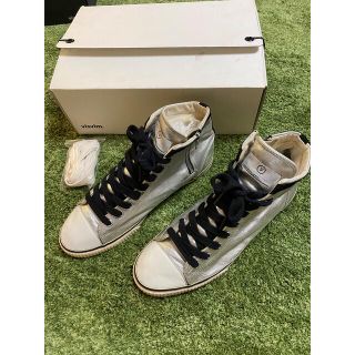 ソフ(SOPH)のVisvim soph KIEFER hi スニーカー　コンバース　シルバー　9(スニーカー)