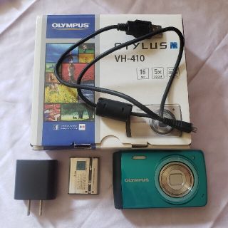 オリンパス(OLYMPUS)のOLYMPUS コンパクトデジタルカメラ VH VH-410 BLUE(コンパクトデジタルカメラ)