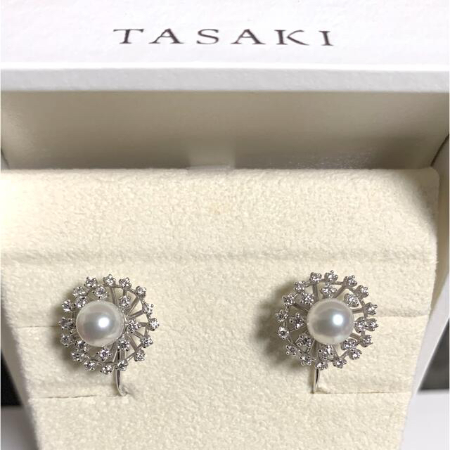 【ご専用】Tasakiダイヤ付きパールイヤリング0.52ct 6.5mm k18