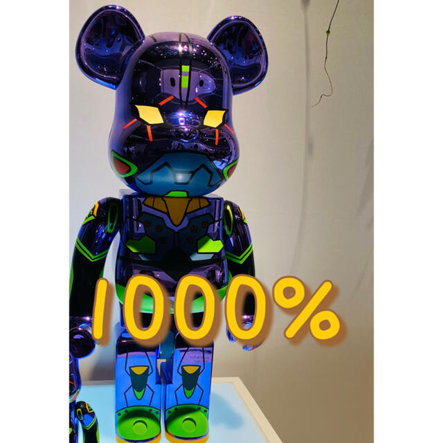 BE@RBRICK エヴァンゲリオン初号機CHROME Ver. 1000%-