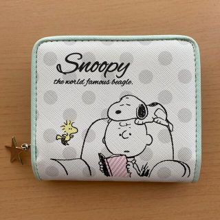 スヌーピー(SNOOPY)のスヌーピー　二つ折り財布　中古(財布)