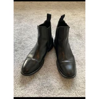 コモリ(COMOLI)のcomoli sanders chelsea boot 6.5 ブラック(ブーツ)