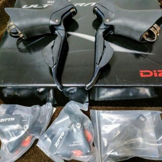 シマノ(SHIMANO)の★アルテグラdi2電動STI＋紐式油圧ディスクブレーキセット★新品美品(パーツ)