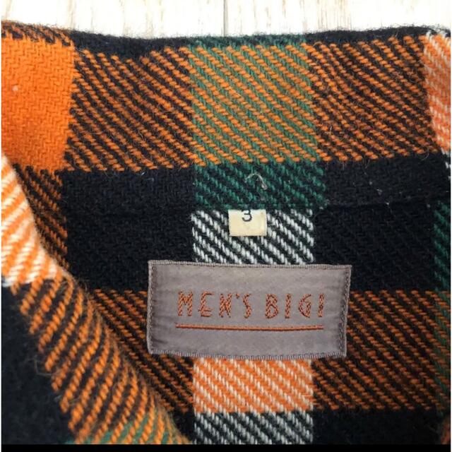 MEN'S BIGI(メンズビギ)の80s  vintage メンズビギ　50's  style ネルシャツ メンズのトップス(シャツ)の商品写真