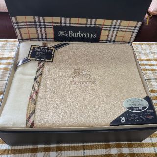 バーバリー(BURBERRY)のバーバリー　パイルブランケット/洗える毛布(毛布)