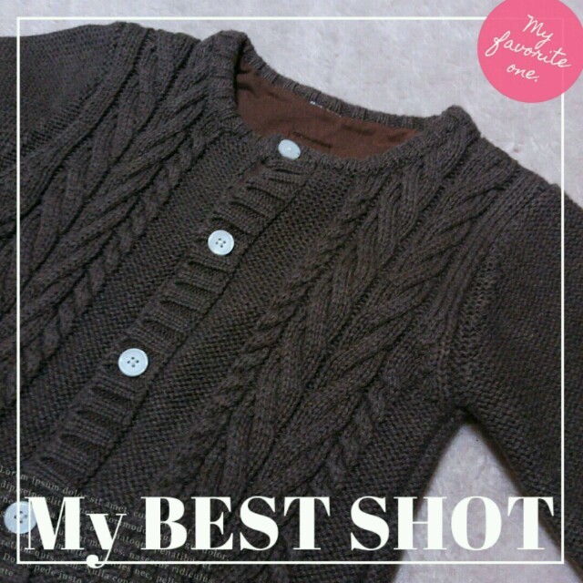 babyGAP(ベビーギャップ)の70＊babyGAP＊ケーブルニットロンパース キッズ/ベビー/マタニティのベビー服(~85cm)(ロンパース)の商品写真