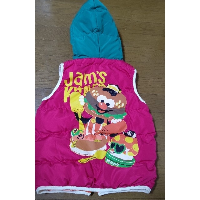 JAM(ジャム)のJAM ジャム ダウンベスト １２０cm キッズ/ベビー/マタニティのキッズ服男の子用(90cm~)(ジャケット/上着)の商品写真