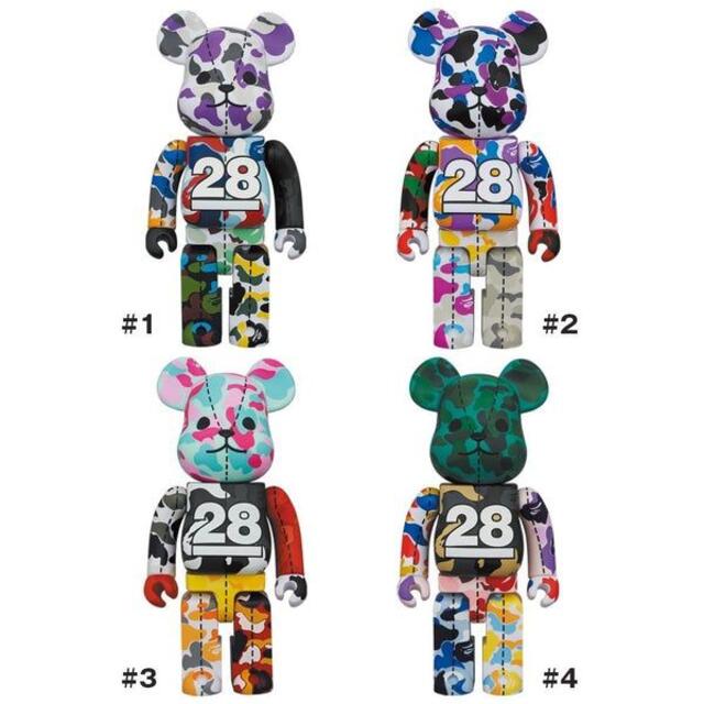 BAPE® 28th ANNIVERSARY BE@RBRICK 400%goros