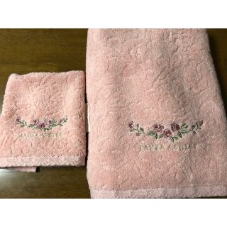 ローラアシュレイ(LAURA ASHLEY)の『専用』LAURA ASHLEYのタオル2点(未使用品)ポーシャ /ピンク(タオル/バス用品)