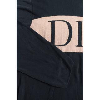 Dior HOMME ディオールオム フロントロゴハイネックニット 長袖セーター ネイビー