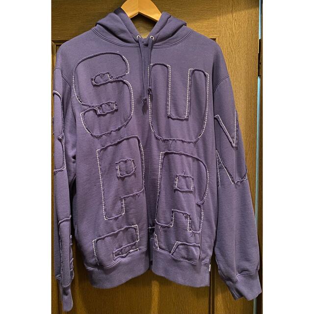 Supreme Cutout Letters Hooded Sweatshirt