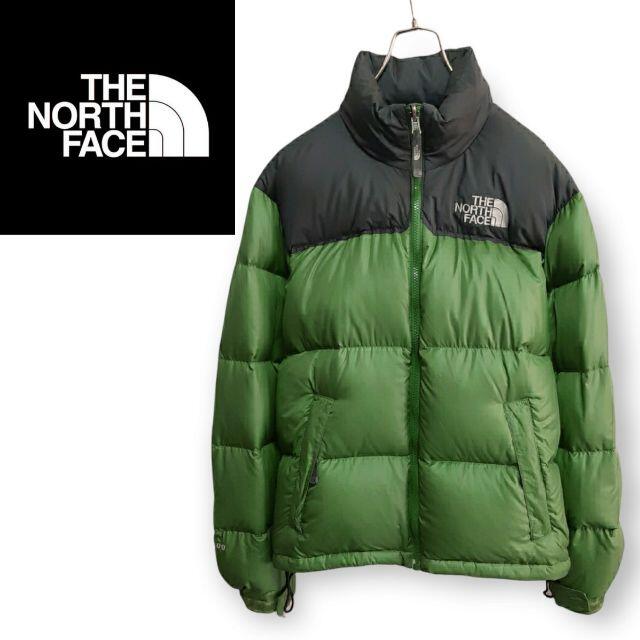 THE NORTH FACE ヌプシダウン レディースM相当 緑 抹茶 - ダウンジャケット