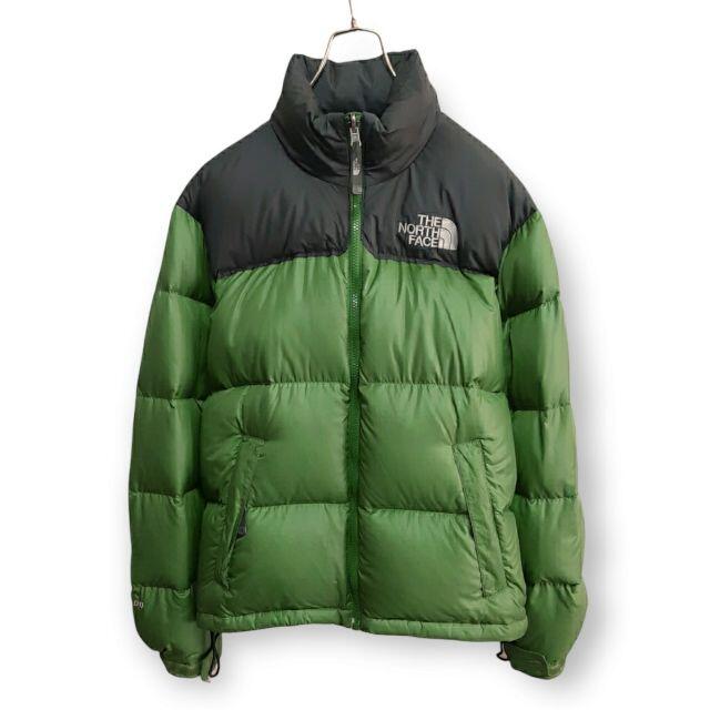 THE NORTH FACE ヌプシダウン レディースM相当 緑 抹茶