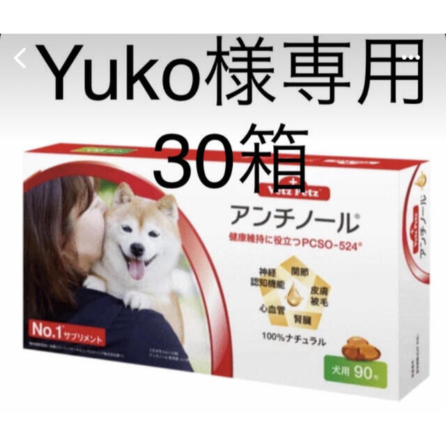 【良好品】 Yuko様専用アンチノール90粒入り30箱 犬