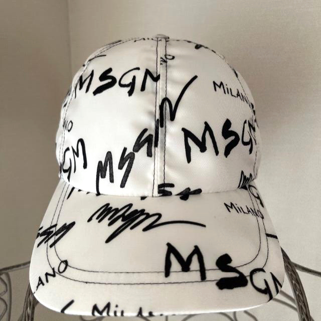 MSGM(エムエスジイエム)のMSGM ロゴ　キャップ レディースの帽子(キャップ)の商品写真