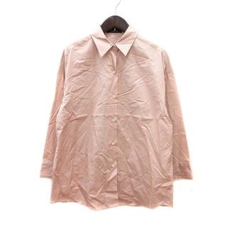 デミルクスビームス(Demi-Luxe BEAMS)のデミルクス ビームス BEAMS シャツ ブラウス 長袖 M ベージュ /MN(シャツ/ブラウス(長袖/七分))