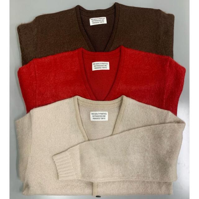 21fw WACKO MARIA PREMIUM MOHAIR CARDIGAN-levercoffee.com