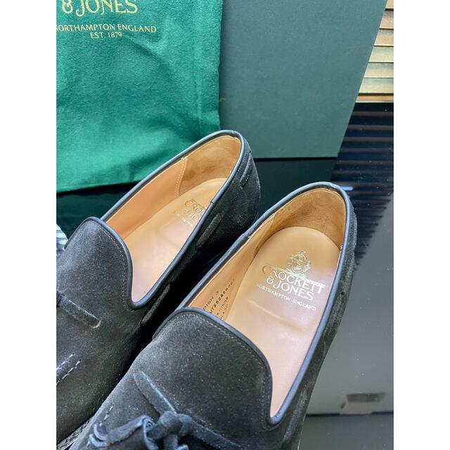 CROCKETT&JONES CAVENDISH 3 スエードタッセルBK