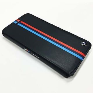 ビーエムダブリュー(BMW)のair-J BMW公式ライセンス品 ソフトレザー手帳型ケース（1個）(iPhoneケース)