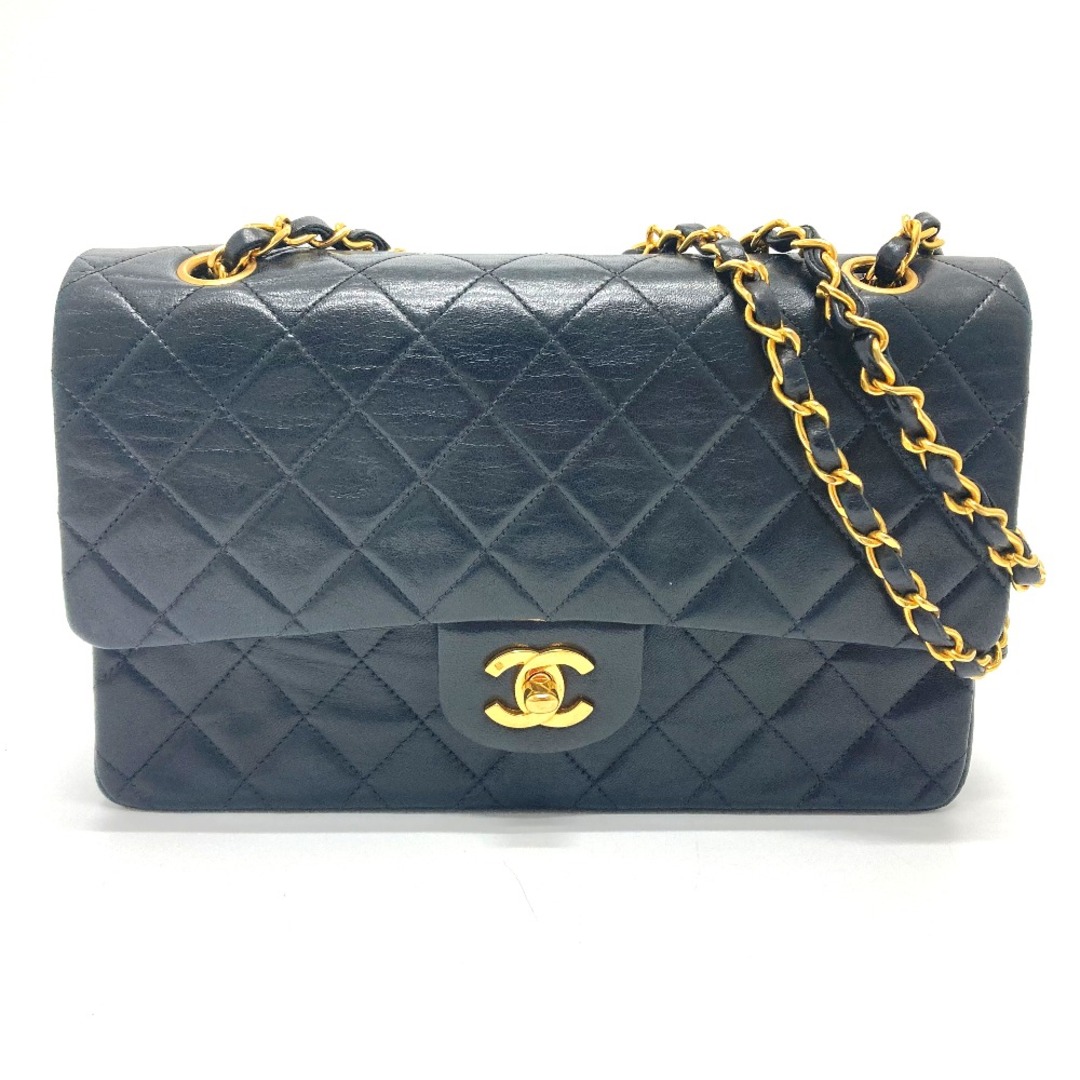 CHANEL シャネル ショルダーバッグ マトラッセ25 チェーンショルダーバッグ ココマーク ココ ダブルフラップ ダブルチェーン かばん 鞄 A01112 ラムスキン    ブラック 黒 ゴールド金具 レディース【品】