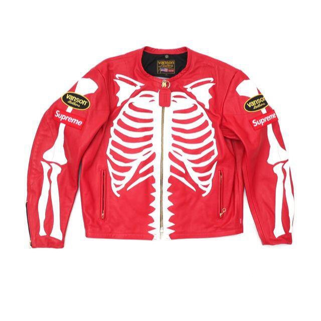 Supreme VANSON Leather Bones Jacket