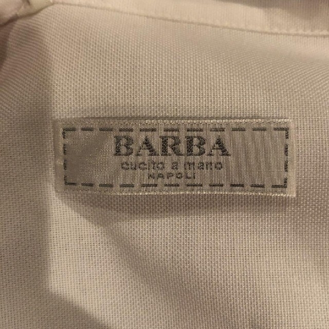BARBA(バルバ)のBARBA シャツワンピース ホワイト レディースのワンピース(ひざ丈ワンピース)の商品写真