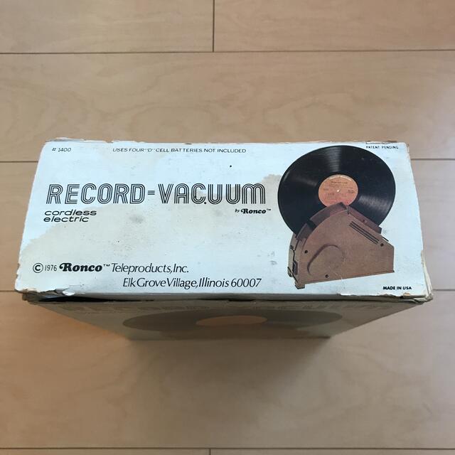 レンシュプリーム1976年物ヴィンテージ Record Vacuum レコードクリーナー