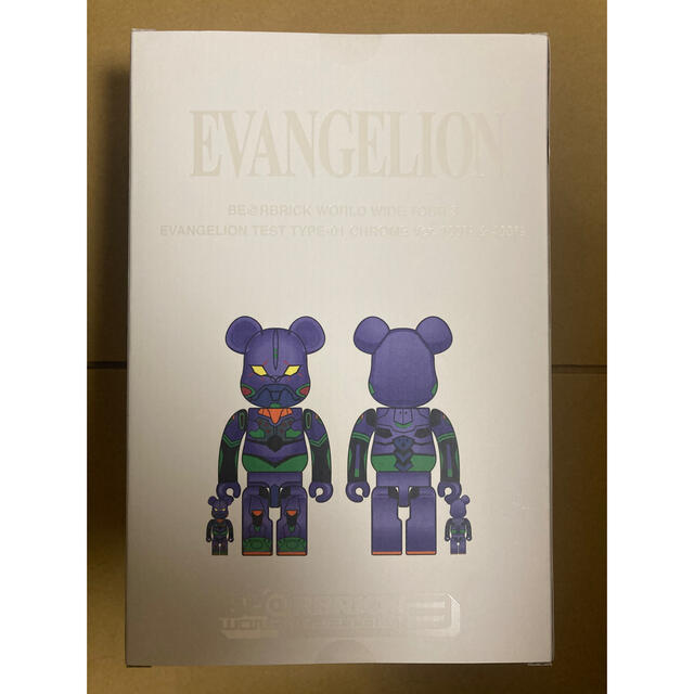 【ベアブリッ】 BE@RBRICK エヴァンゲリオン初号機 Ver.100％ & 400％の リオン