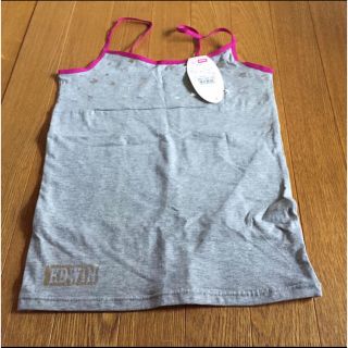 エドウィン(EDWIN)のエドウィン キャミソール グレー 150 EDWIN 新品(Tシャツ/カットソー)