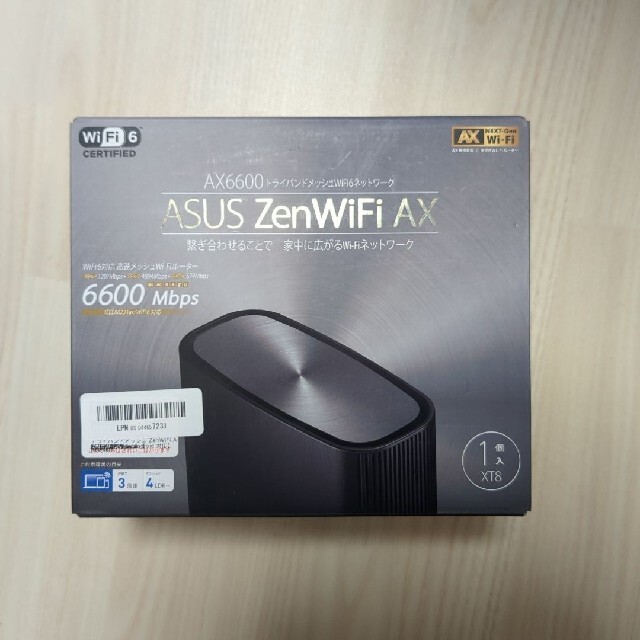 10,750円ASUS ZenWiFi AX XT8 AX6600