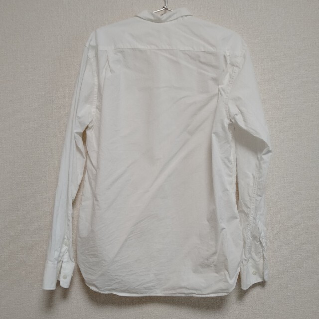 MUJI (無印良品)(ムジルシリョウヒン)の無印良品 オーガニックコットン洗いざらしブロードシャツ L メンズのトップス(シャツ)の商品写真