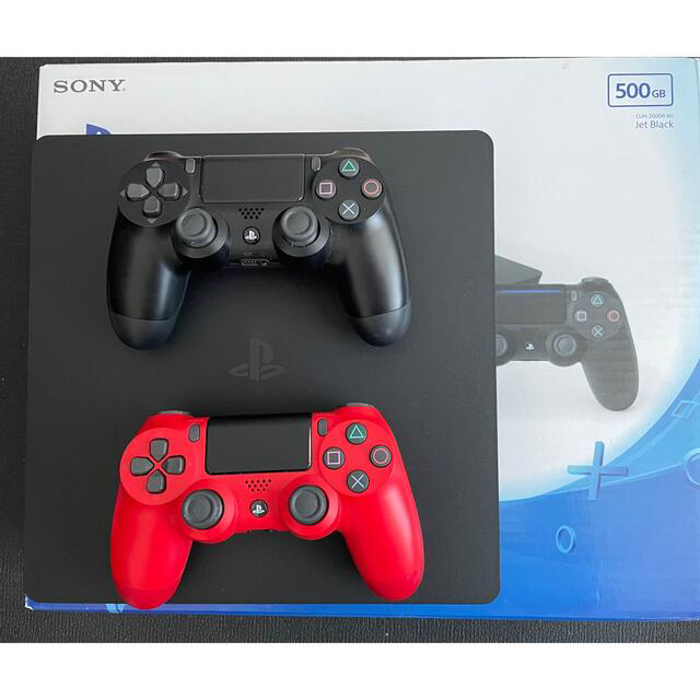 ps4本体×1ps4 500GB CUH-2000A DUAL SHOCK4コントローラー2つ