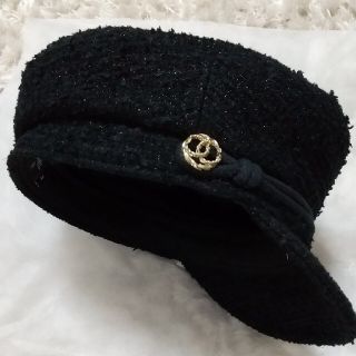 開梱 設置?無料 CHANEL ブラックキャスケット ベルベット - esdinamic.com